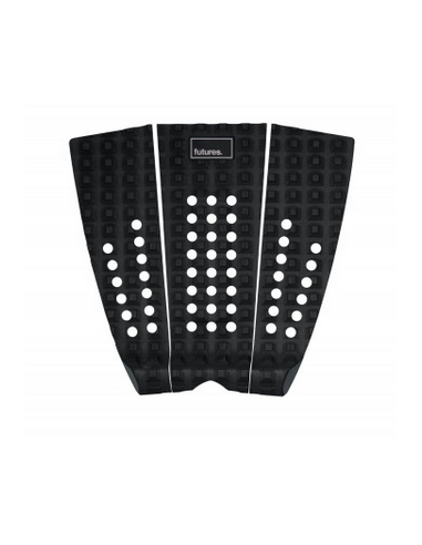 FUTURE PAD'S 3 PIECE VOODOO BLACK (FUTURE FIN'S) | Accessoires - Surf | Cendres de Lune - SARL ROBA Ajaccio