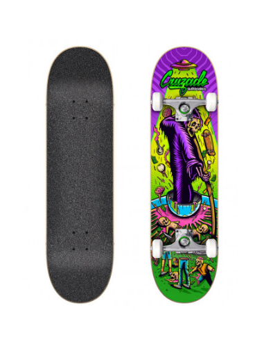 SKATE CRUZADE DEATHSKULL 8.25 (COMPLET) (CRUZADE SKATEBAORD CALIFORNIA) | Skateboard - Skate | Cendres de Lune - SARL ROBA