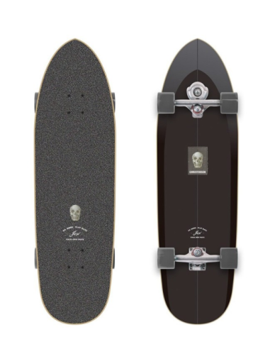 YOW SURFSKATE CHRISTENSON HOLE SHOTE BLACK (YOW SKATEBOARD) | Skateboard - Skate | Cendres de Lune - SARL ROBA Ajaccio