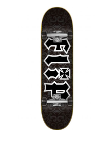 FLIP SKATEBOARD HKD GOTHIC BLACK 8"/31.85 (LONG ISLAND SURF SKATE) | Skateboard - Skate | Cendres de Lune - SARL ROBA Ajaccio