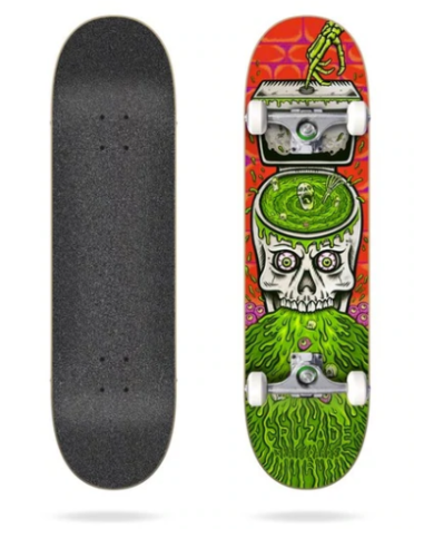 CRUZADE SKAYTE SKULL SWIRL 8.0" 31.85" (CRUZADE SKATEBAORD CALIFORNIA) | Skateboard - Skate | Cendres de Lune - SARL ROBA