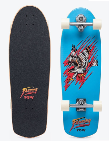 YOW FANNING FALCON DRIVER 32.5" SURFSKATE (YOW SKATEBOARD) | Pop Up - Surf Concept - Cendres de Lune | Cendres de Lune - SARL