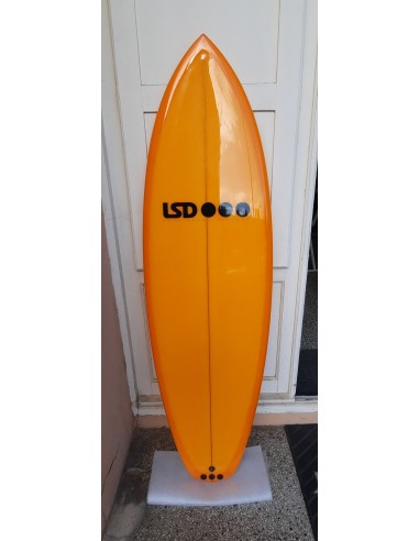 LSD SURFBOARD "THE TWINY" TINTGLASS 5"8  20"  2"5/16