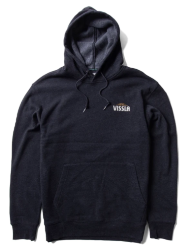 VISSLA COSTAL ECO HOODIE STONE-BLK