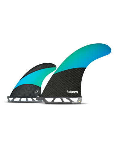 FUTURES FINS LONGBOARD TECH FLEX 2+1 BLUE/BLACK